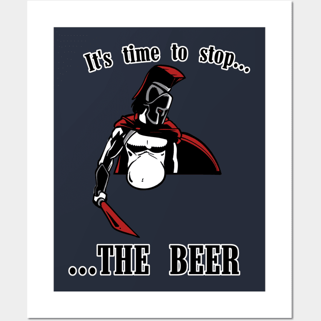 Spartan beer Wall Art by TomiAx